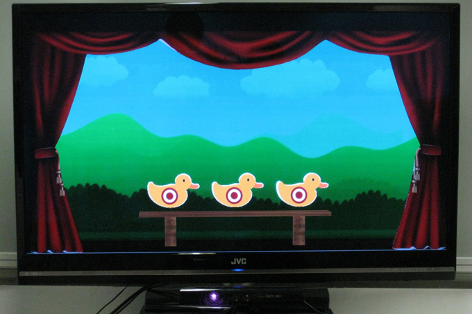 TV 3D Duck's Project with Kinect