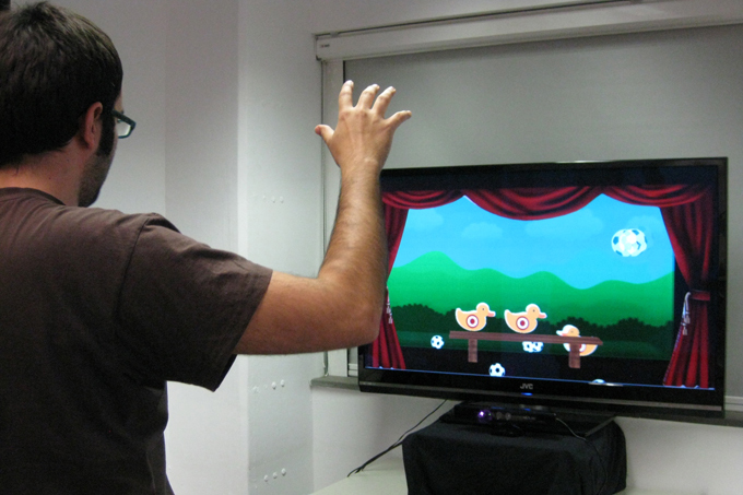 Kinect Interaction in TV 3D